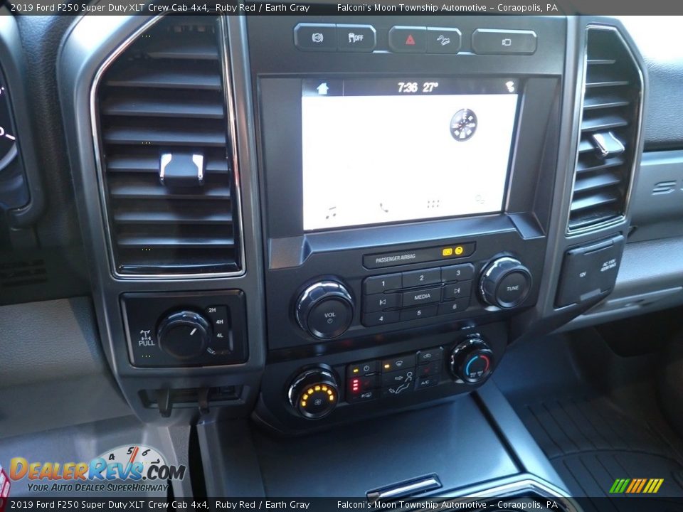 2019 Ford F250 Super Duty XLT Crew Cab 4x4 Ruby Red / Earth Gray Photo #26