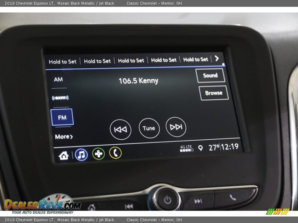 2019 Chevrolet Equinox LT Mosaic Black Metallic / Jet Black Photo #10