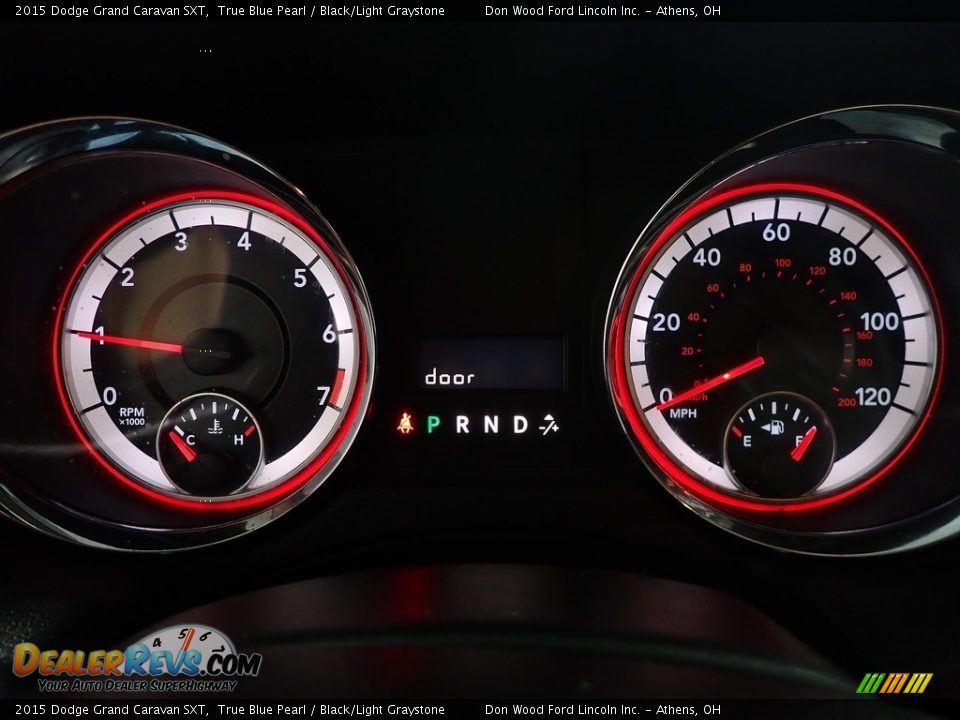 2015 Dodge Grand Caravan SXT True Blue Pearl / Black/Light Graystone Photo #27