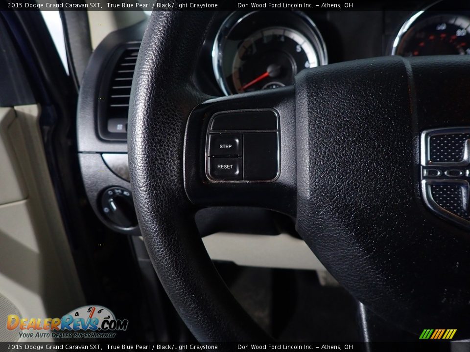 2015 Dodge Grand Caravan SXT True Blue Pearl / Black/Light Graystone Photo #28