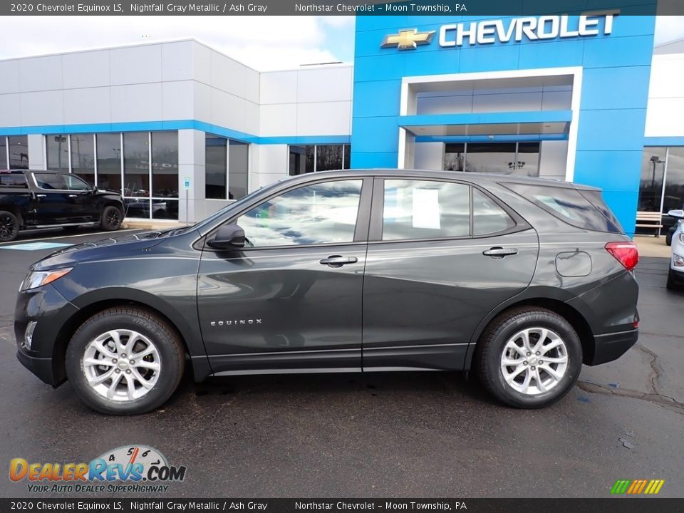 2020 Chevrolet Equinox LS Nightfall Gray Metallic / Ash Gray Photo #3