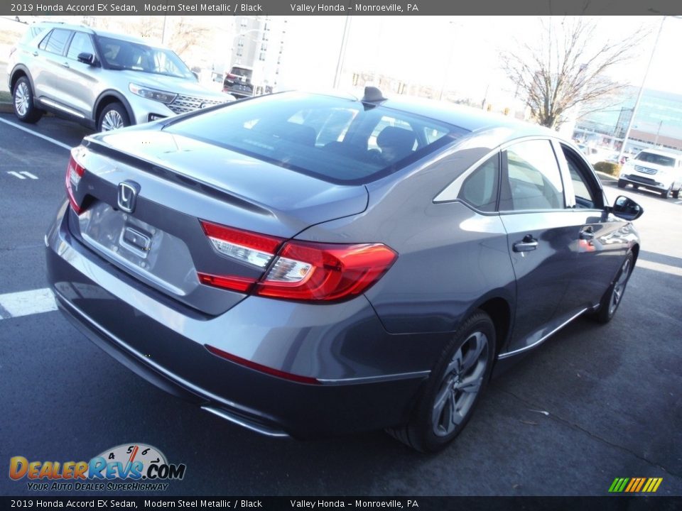 2019 Honda Accord EX Sedan Modern Steel Metallic / Black Photo #8
