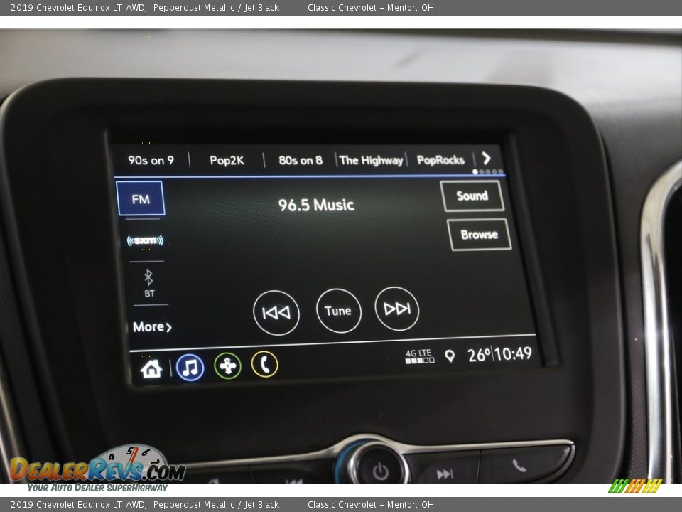2019 Chevrolet Equinox LT AWD Pepperdust Metallic / Jet Black Photo #10