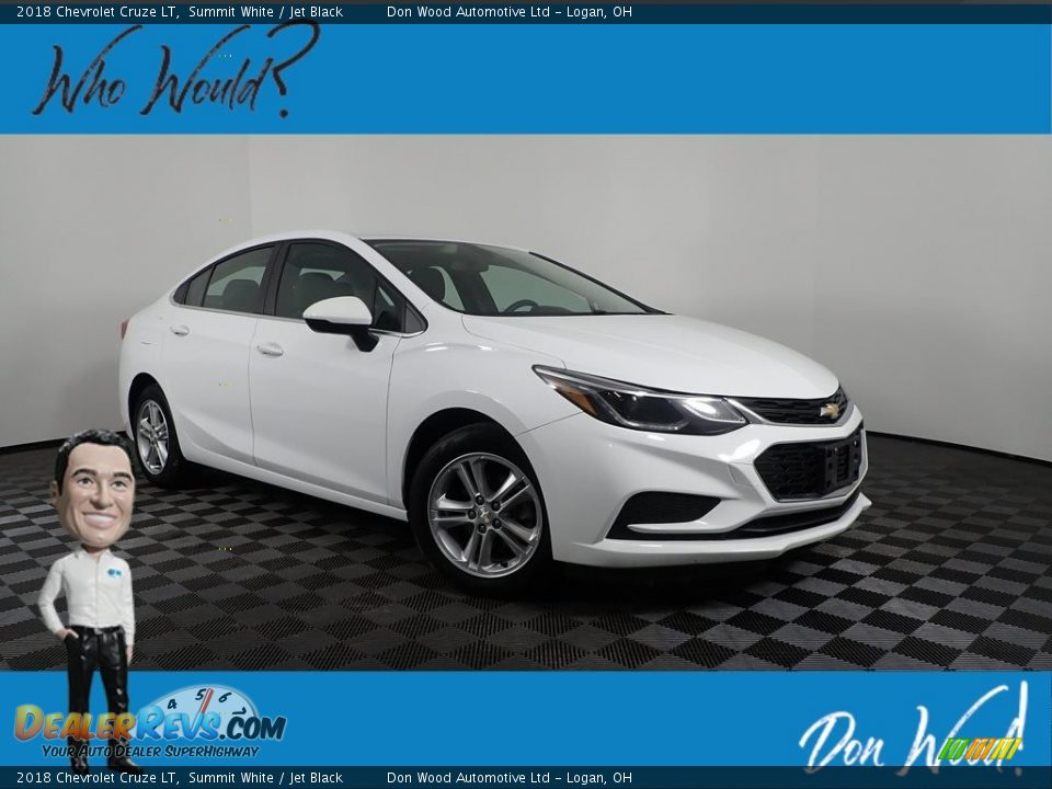 2018 Chevrolet Cruze LT Summit White / Jet Black Photo #1