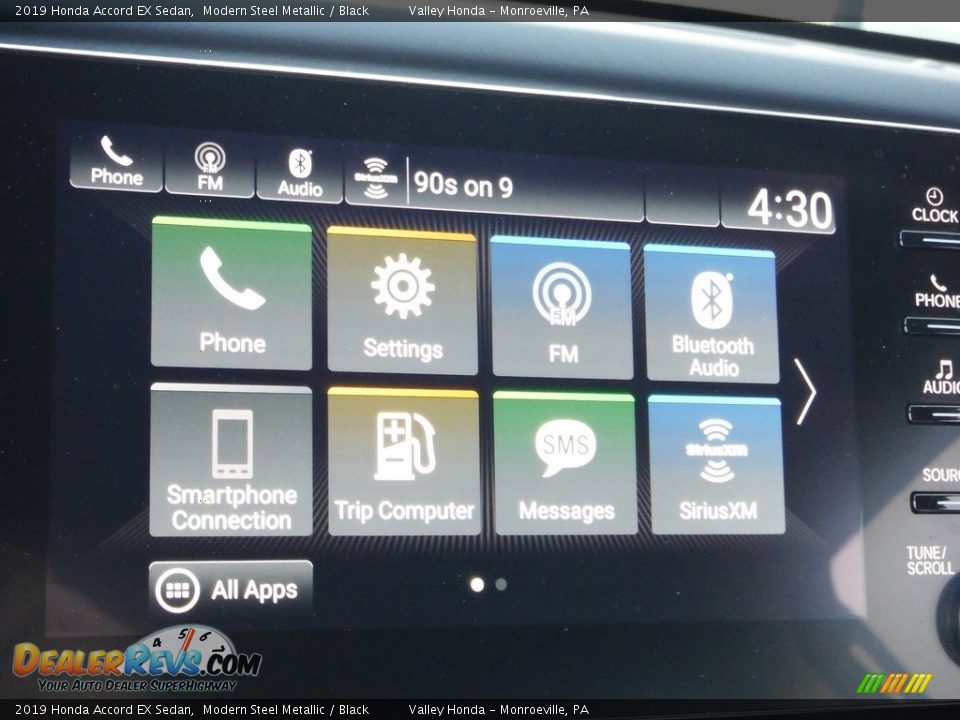 2019 Honda Accord EX Sedan Modern Steel Metallic / Black Photo #21