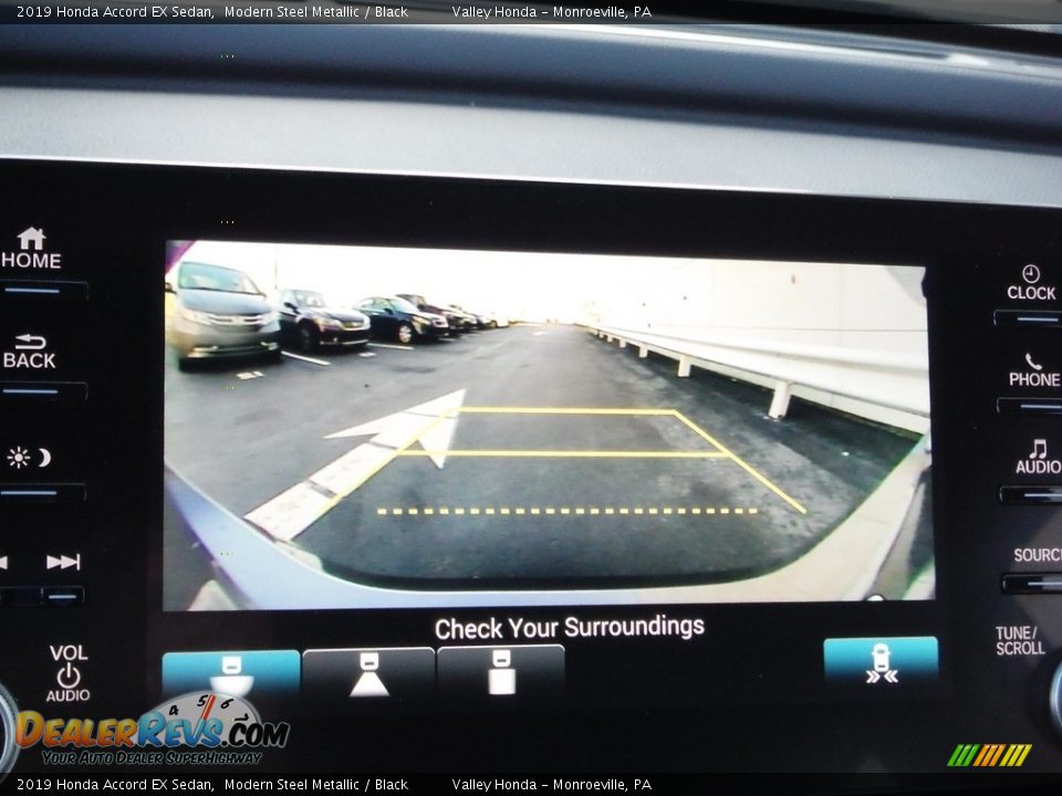 2019 Honda Accord EX Sedan Modern Steel Metallic / Black Photo #23