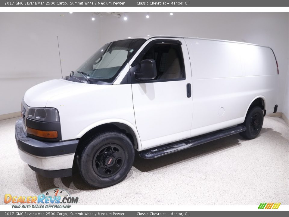 2017 GMC Savana Van 2500 Cargo Summit White / Medium Pewter Photo #3