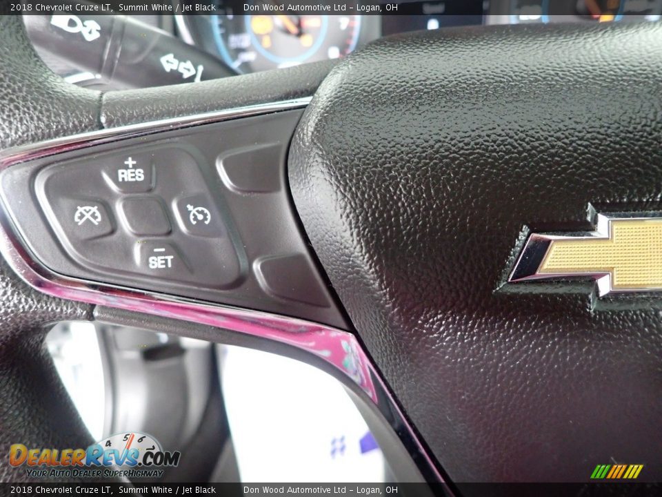 2018 Chevrolet Cruze LT Summit White / Jet Black Photo #20