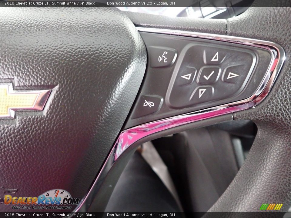 2018 Chevrolet Cruze LT Summit White / Jet Black Photo #21