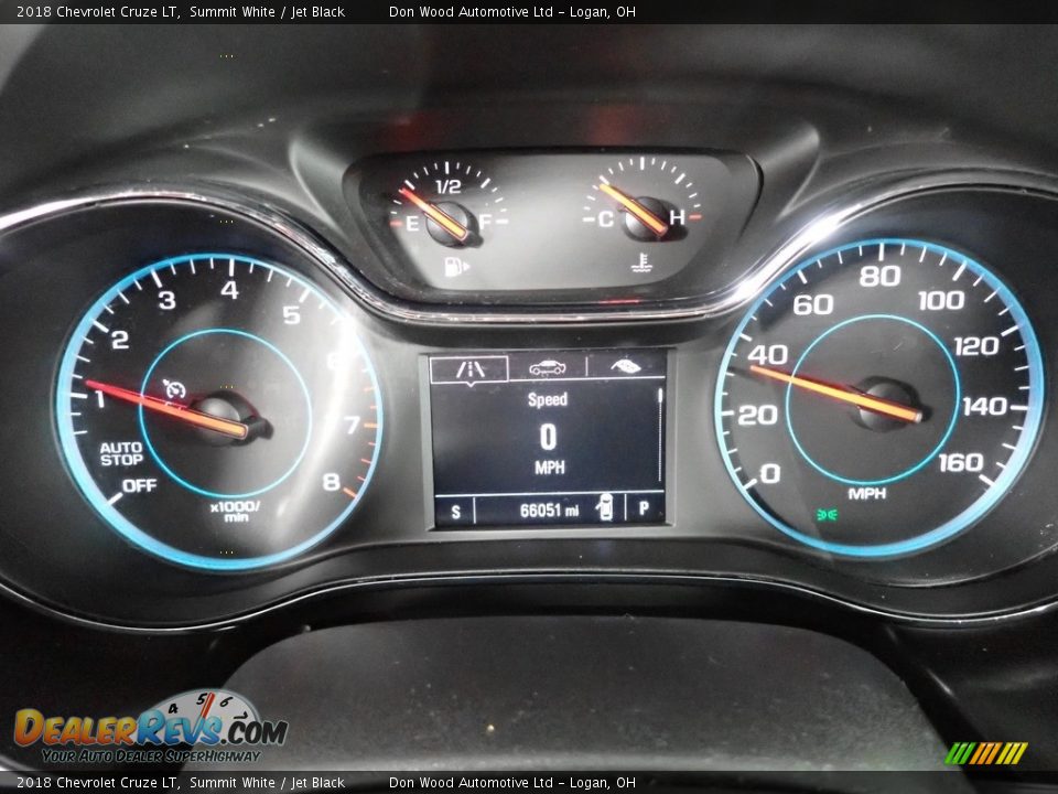 2018 Chevrolet Cruze LT Summit White / Jet Black Photo #22