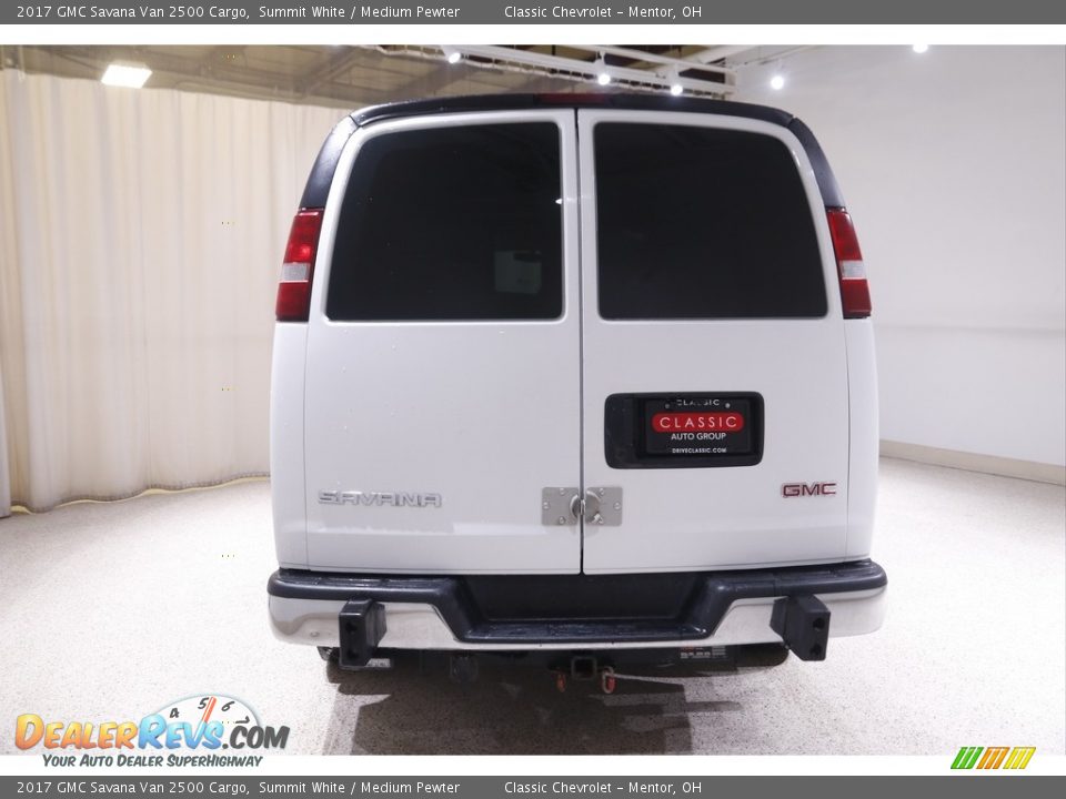 2017 GMC Savana Van 2500 Cargo Summit White / Medium Pewter Photo #17