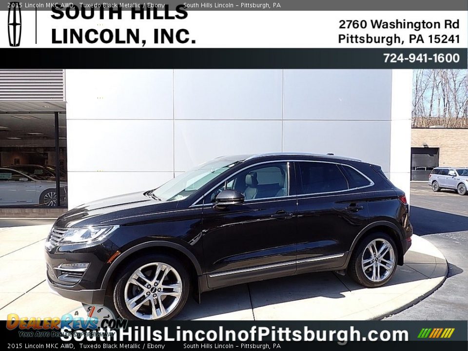 2015 Lincoln MKC AWD Tuxedo Black Metallic / Ebony Photo #1