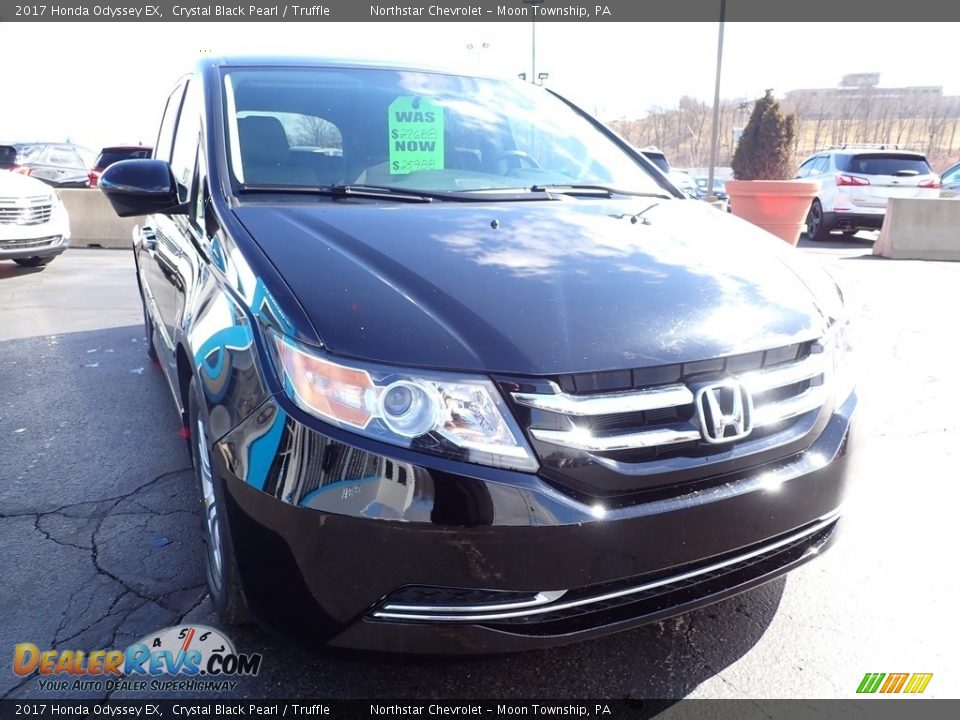 2017 Honda Odyssey EX Crystal Black Pearl / Truffle Photo #12