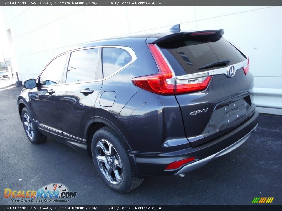 2019 Honda CR-V EX AWD Gunmetal Metallic / Gray Photo #10