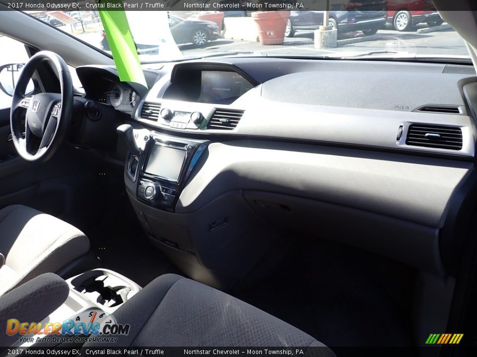 2017 Honda Odyssey EX Crystal Black Pearl / Truffle Photo #16