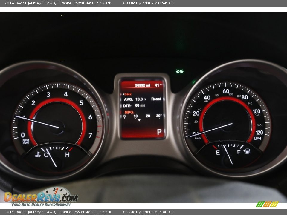 2014 Dodge Journey SE AWD Gauges Photo #8