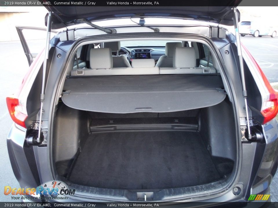 2019 Honda CR-V EX AWD Gunmetal Metallic / Gray Photo #28