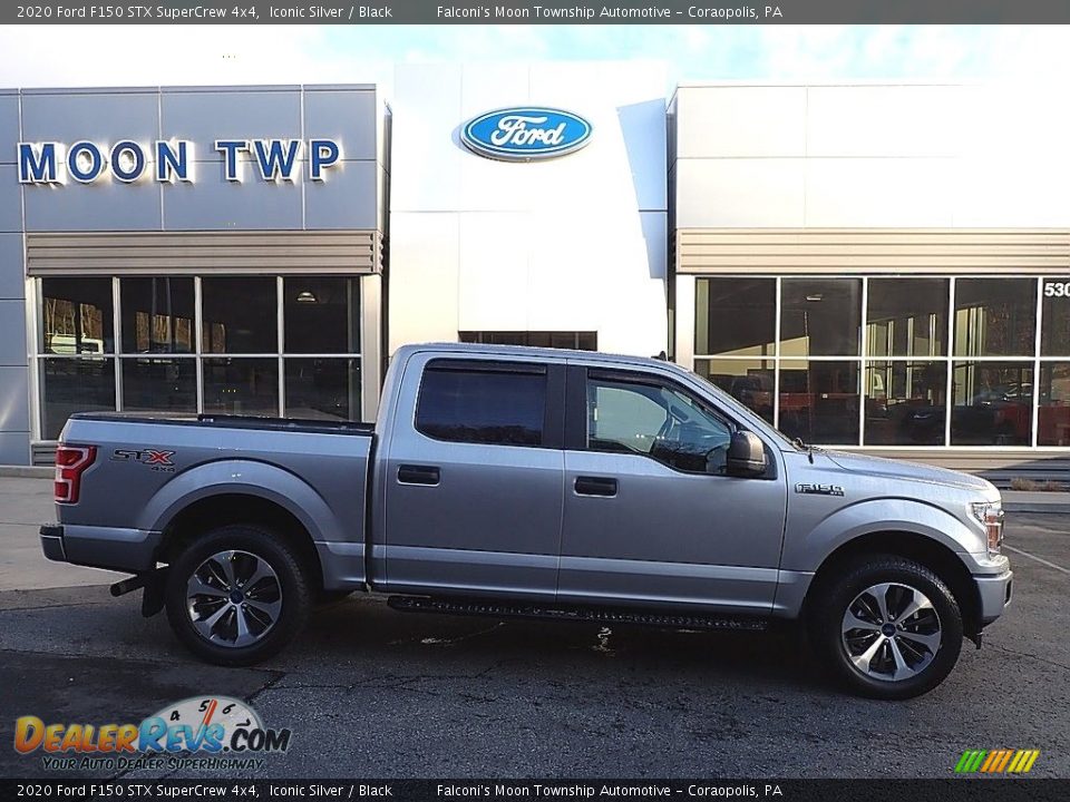 2020 Ford F150 STX SuperCrew 4x4 Iconic Silver / Black Photo #1