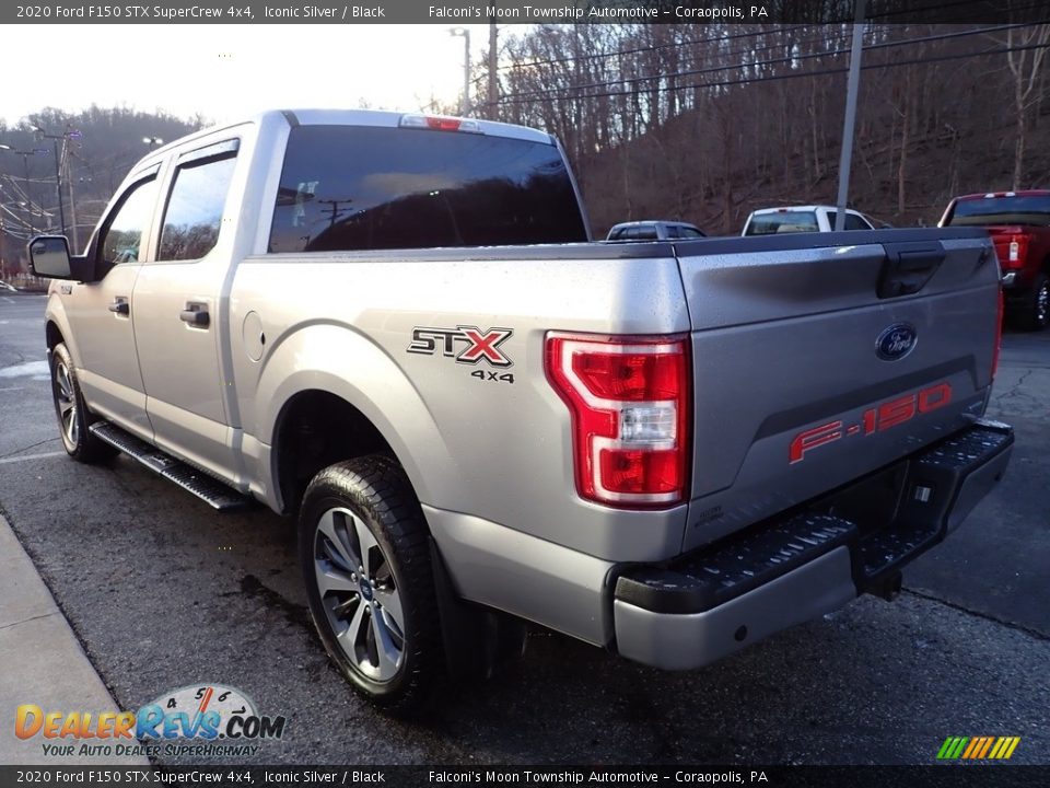 2020 Ford F150 STX SuperCrew 4x4 Iconic Silver / Black Photo #4