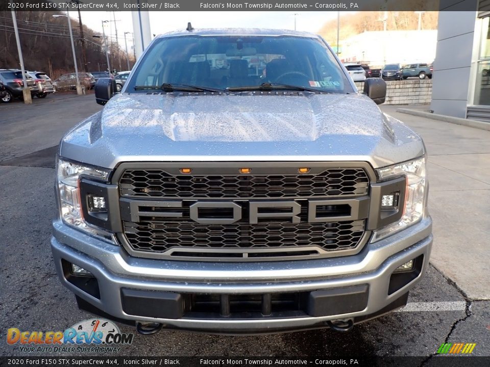 2020 Ford F150 STX SuperCrew 4x4 Iconic Silver / Black Photo #7