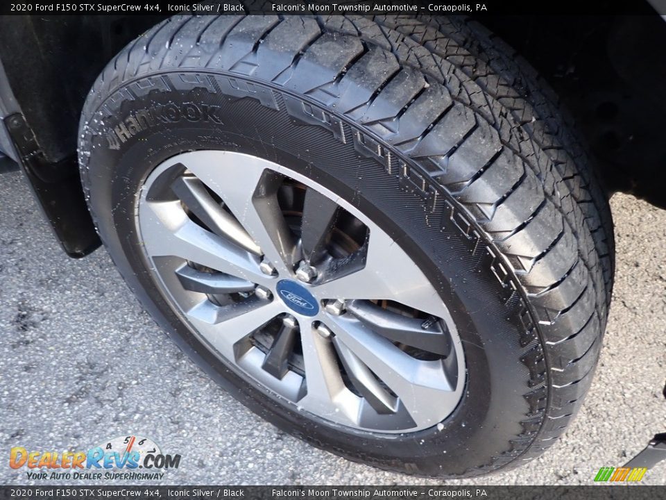 2020 Ford F150 STX SuperCrew 4x4 Iconic Silver / Black Photo #9