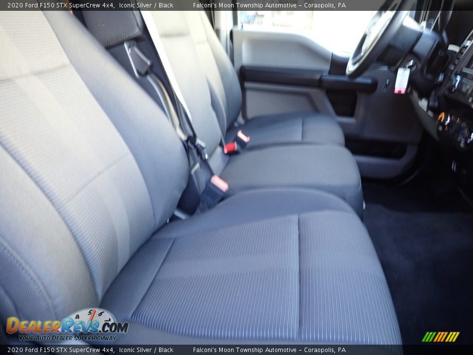 2020 Ford F150 STX SuperCrew 4x4 Iconic Silver / Black Photo #10