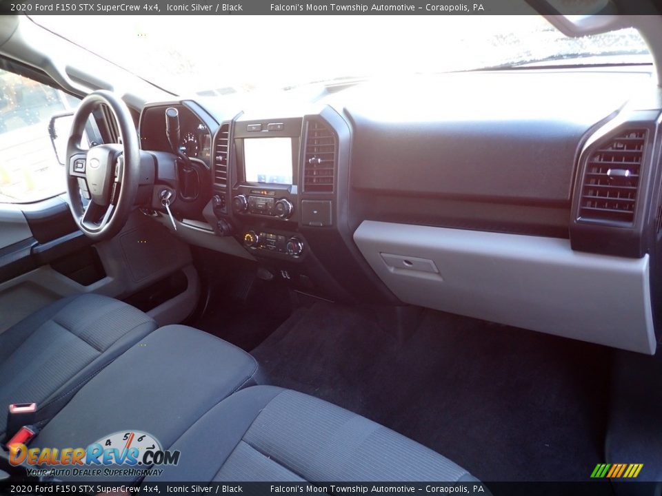 2020 Ford F150 STX SuperCrew 4x4 Iconic Silver / Black Photo #12
