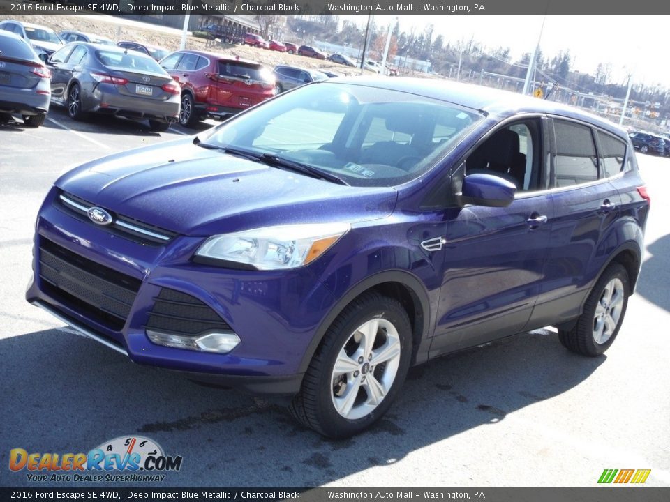 2016 Ford Escape SE 4WD Deep Impact Blue Metallic / Charcoal Black Photo #5