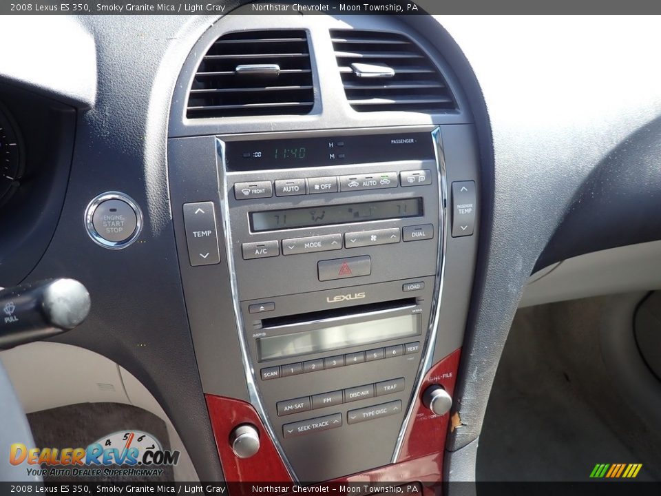 2008 Lexus ES 350 Smoky Granite Mica / Light Gray Photo #18