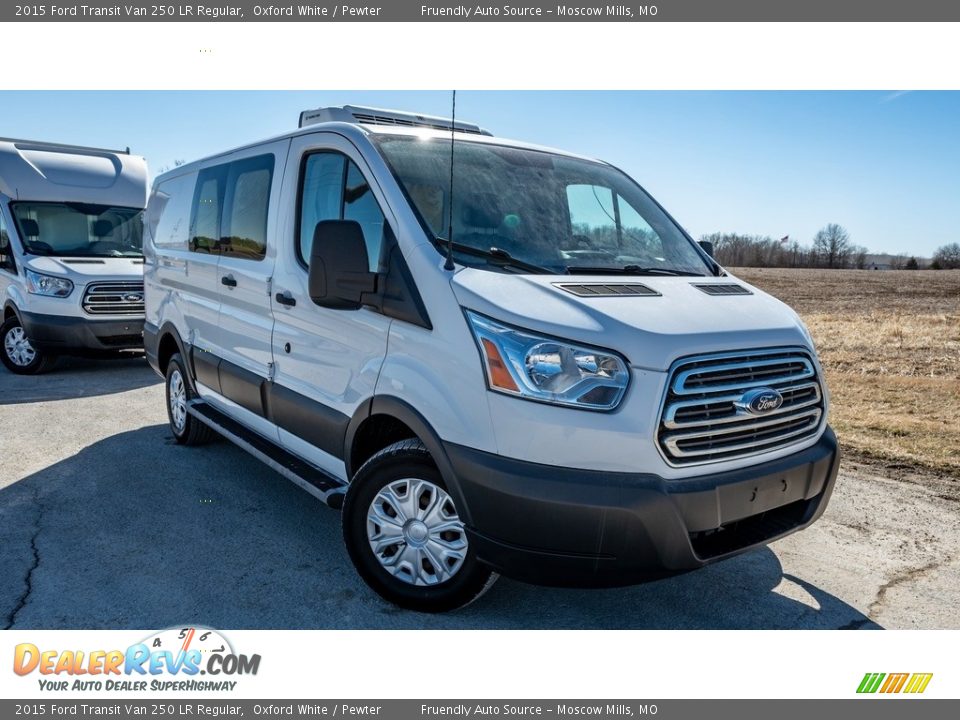 2015 Ford Transit Van 250 LR Regular Oxford White / Pewter Photo #1