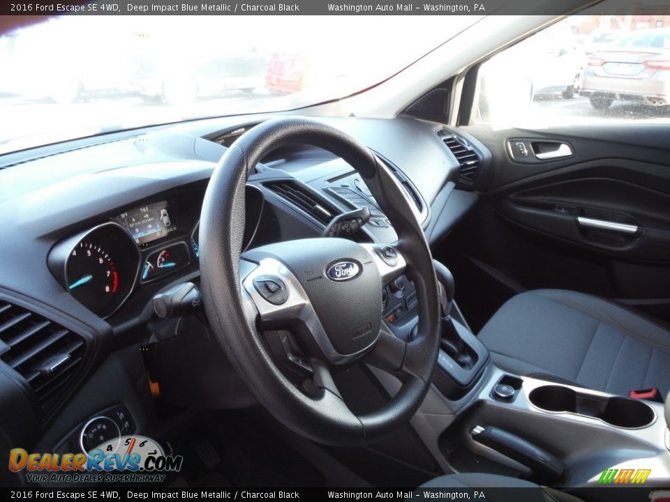 2016 Ford Escape SE 4WD Deep Impact Blue Metallic / Charcoal Black Photo #12