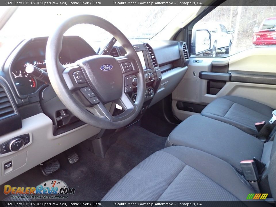 2020 Ford F150 STX SuperCrew 4x4 Iconic Silver / Black Photo #24