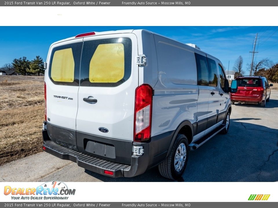 2015 Ford Transit Van 250 LR Regular Oxford White / Pewter Photo #4