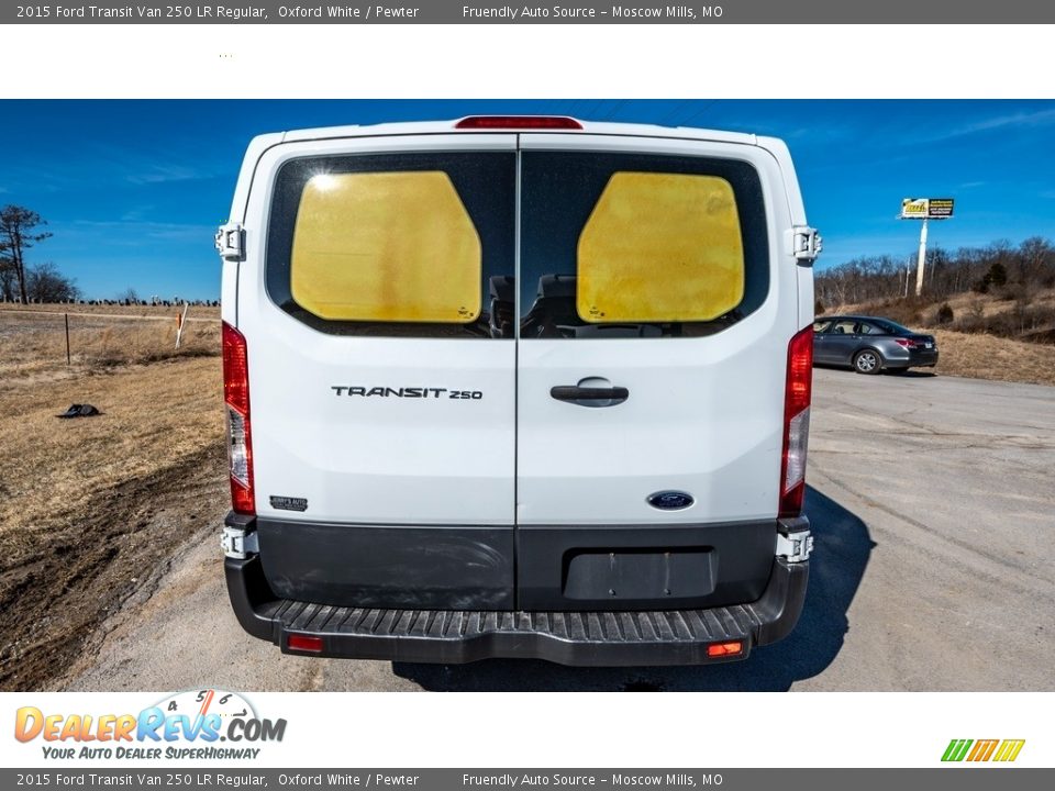 2015 Ford Transit Van 250 LR Regular Oxford White / Pewter Photo #5