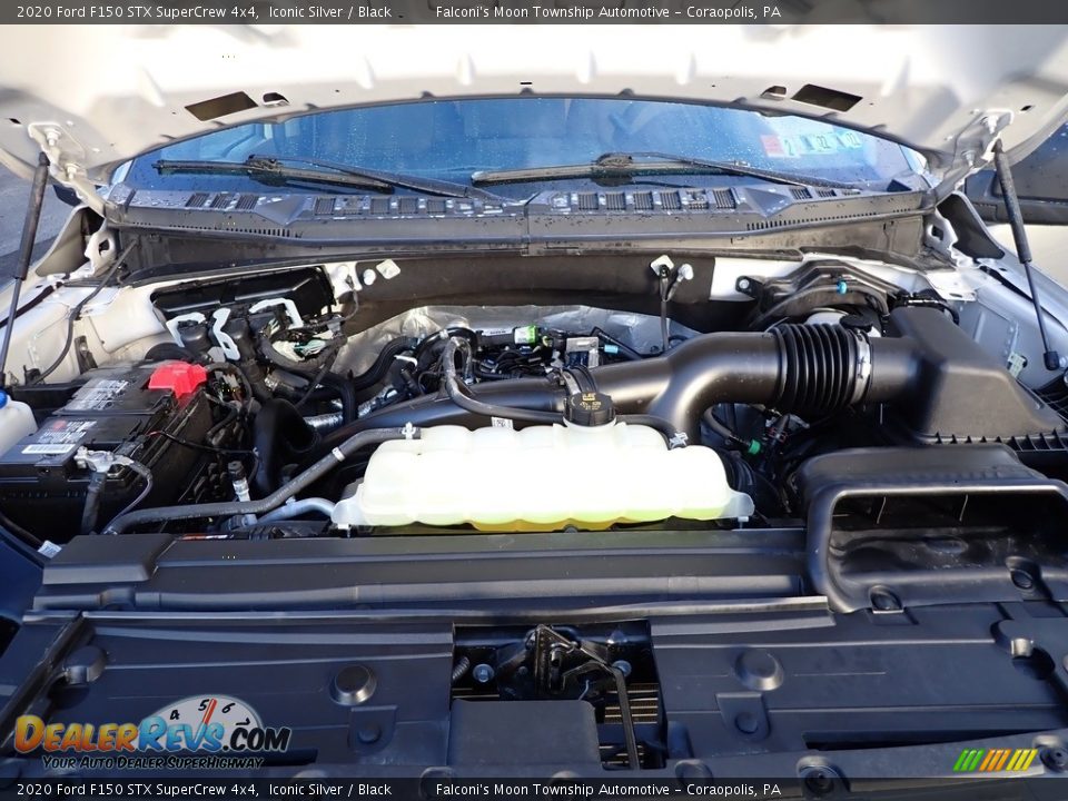 2020 Ford F150 STX SuperCrew 4x4 Iconic Silver / Black Photo #27