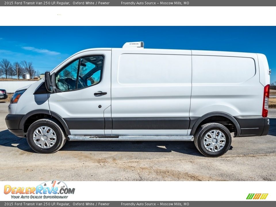 2015 Ford Transit Van 250 LR Regular Oxford White / Pewter Photo #7