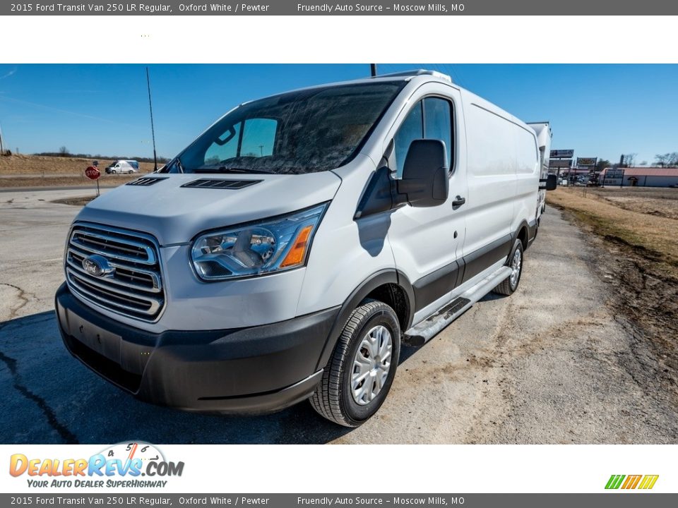 2015 Ford Transit Van 250 LR Regular Oxford White / Pewter Photo #8