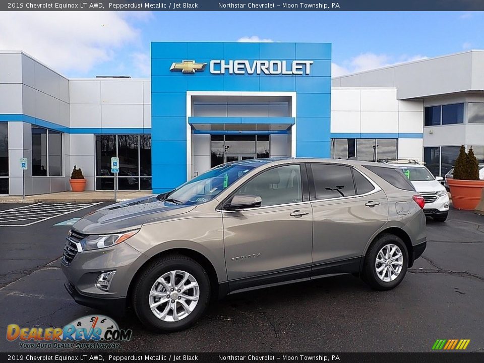 2019 Chevrolet Equinox LT AWD Pepperdust Metallic / Jet Black Photo #1