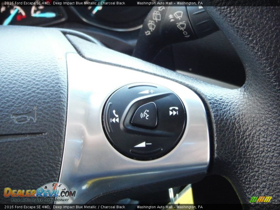 2016 Ford Escape SE 4WD Deep Impact Blue Metallic / Charcoal Black Photo #23