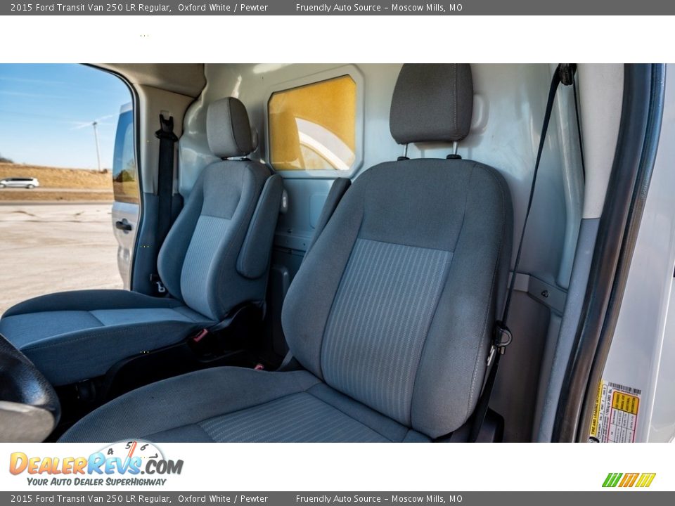 2015 Ford Transit Van 250 LR Regular Oxford White / Pewter Photo #17