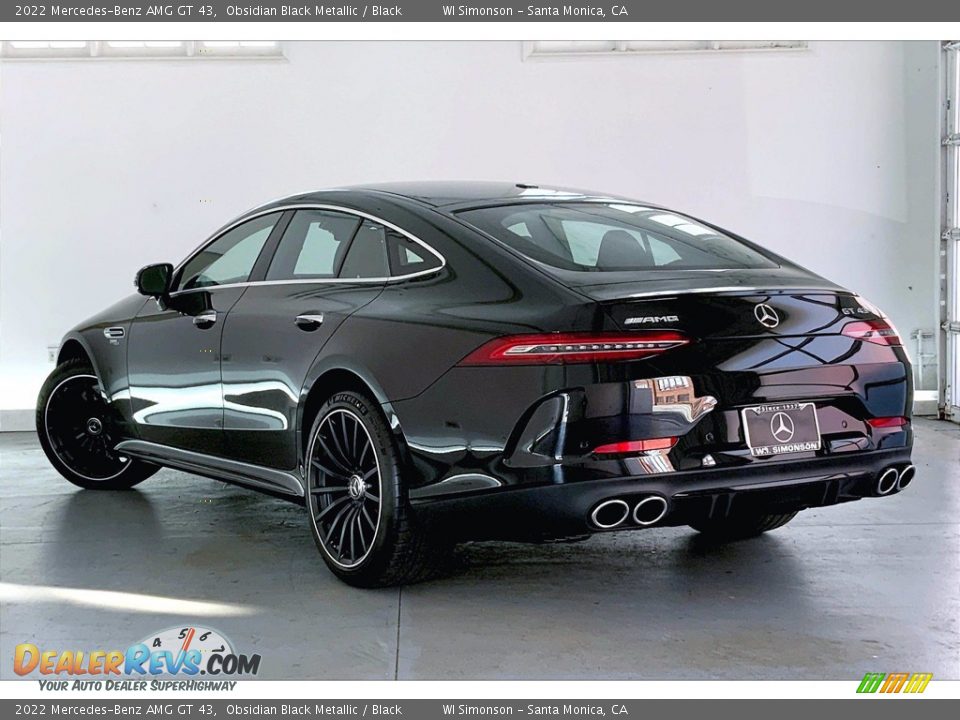 2022 Mercedes-Benz AMG GT 43 Obsidian Black Metallic / Black Photo #2