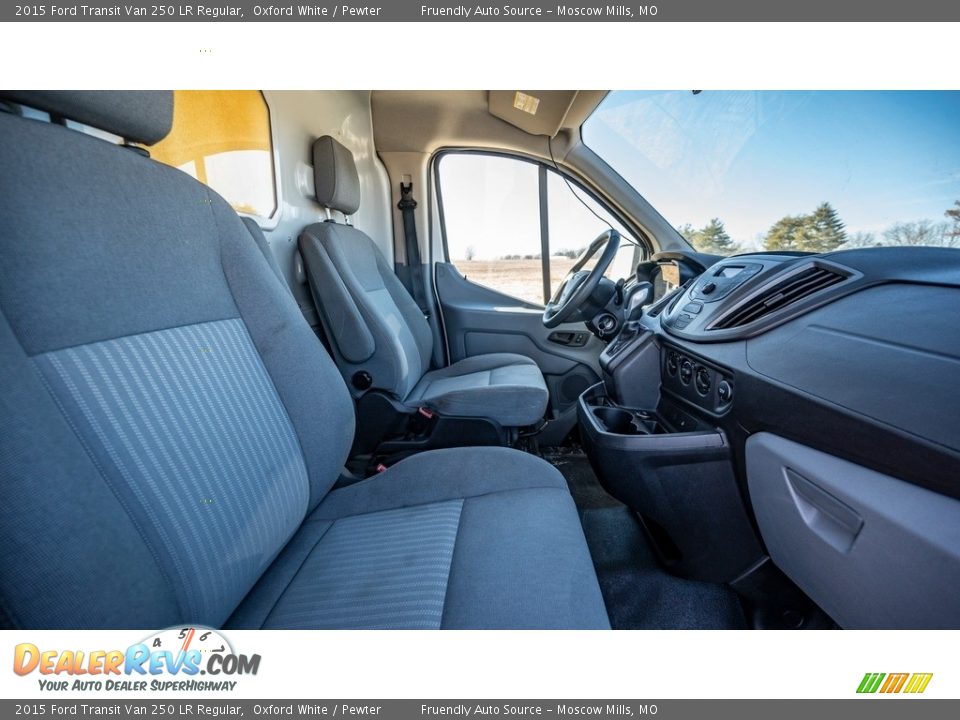 2015 Ford Transit Van 250 LR Regular Oxford White / Pewter Photo #25