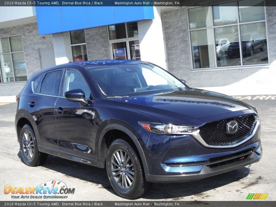 2019 Mazda CX-5 Touring AWD Eternal Blue Mica / Black Photo #1