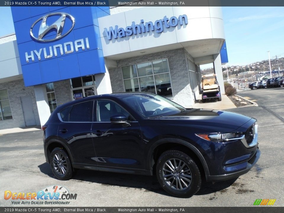 2019 Mazda CX-5 Touring AWD Eternal Blue Mica / Black Photo #2
