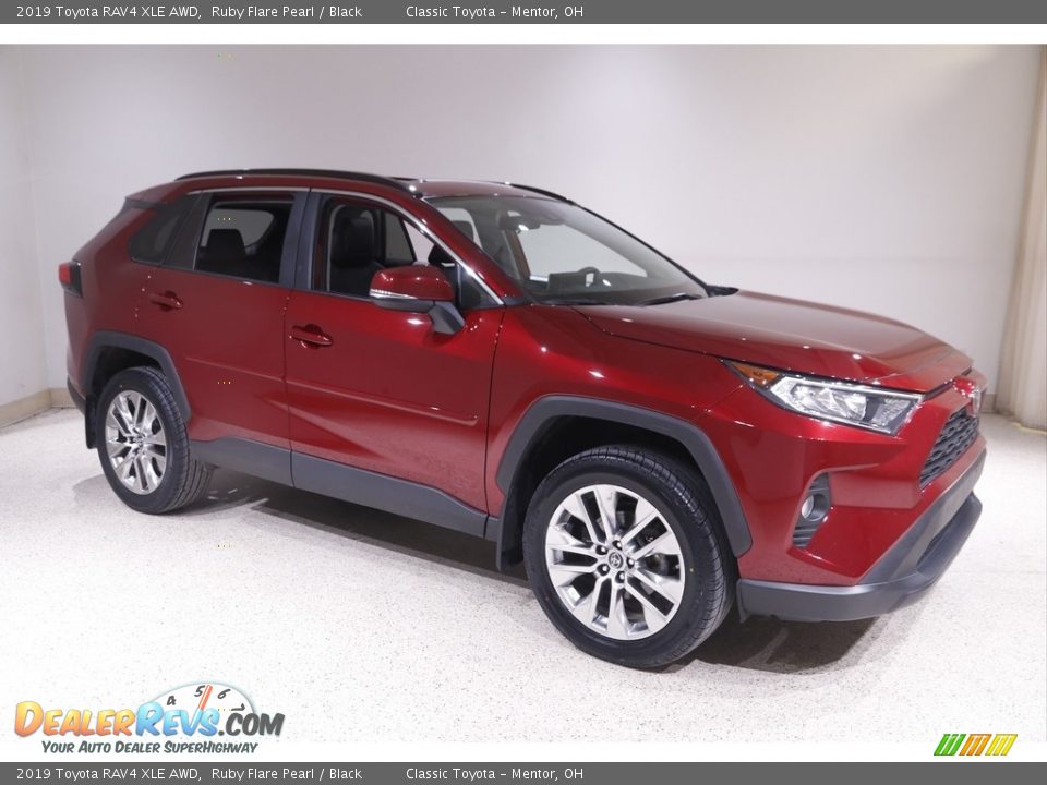 2019 Toyota RAV4 XLE AWD Ruby Flare Pearl / Black Photo #1