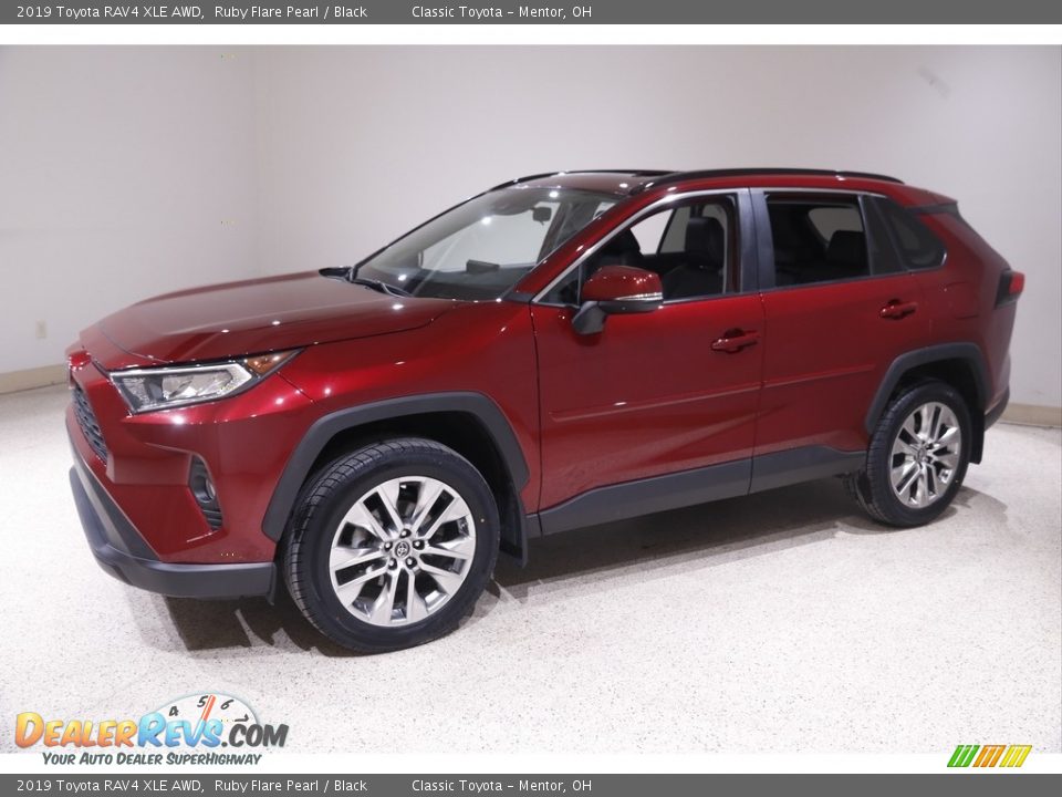 2019 Toyota RAV4 XLE AWD Ruby Flare Pearl / Black Photo #3