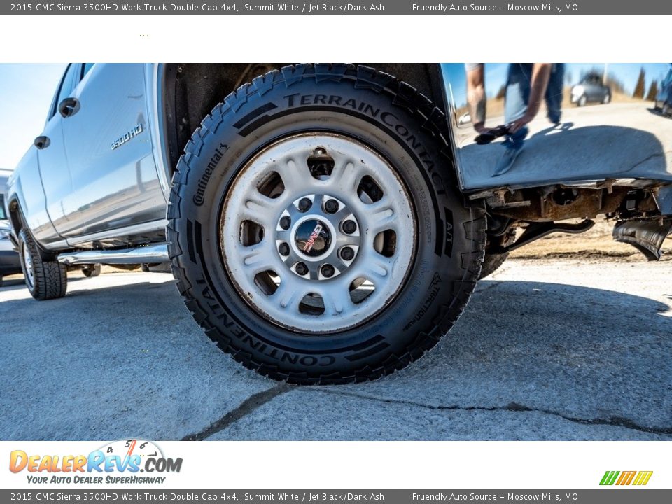 2015 GMC Sierra 3500HD Work Truck Double Cab 4x4 Wheel Photo #2