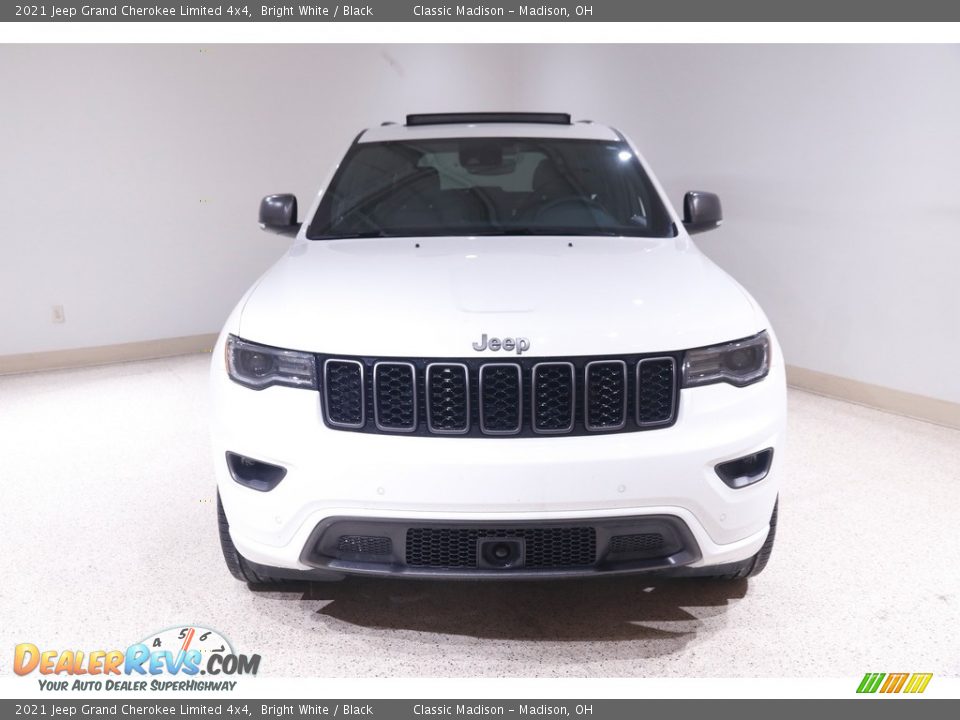 2021 Jeep Grand Cherokee Limited 4x4 Bright White / Black Photo #2
