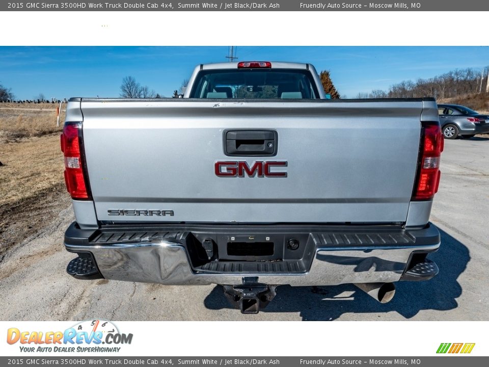 2015 GMC Sierra 3500HD Work Truck Double Cab 4x4 Summit White / Jet Black/Dark Ash Photo #5