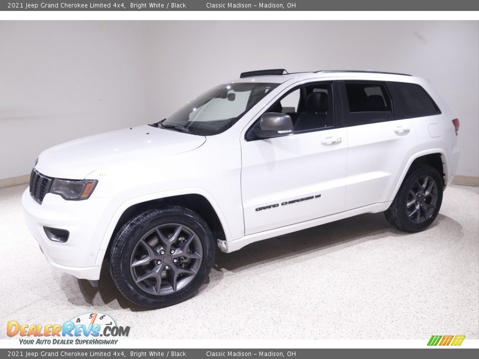 2021 Jeep Grand Cherokee Limited 4x4 Bright White / Black Photo #3